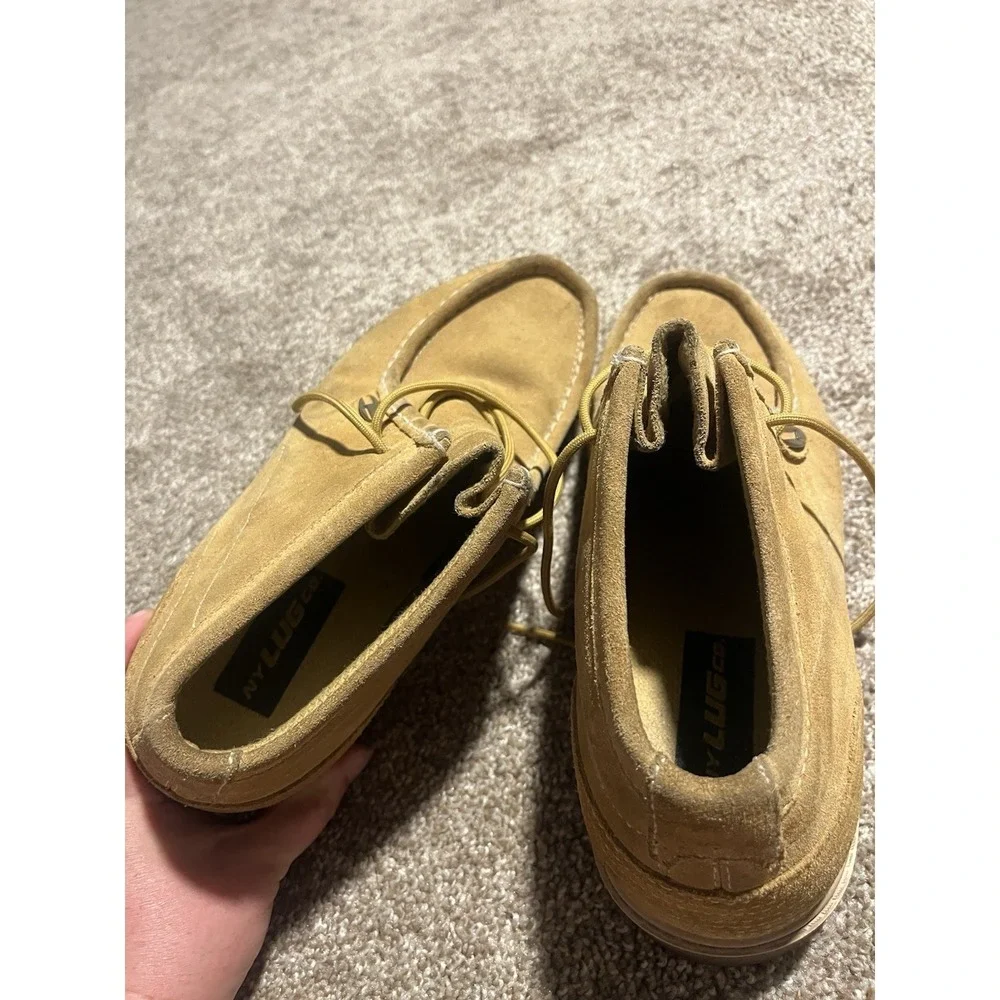 Lugz Chukka Boots Mens‎ Size 10 M Tan Brown Casual Shoes Lace Up